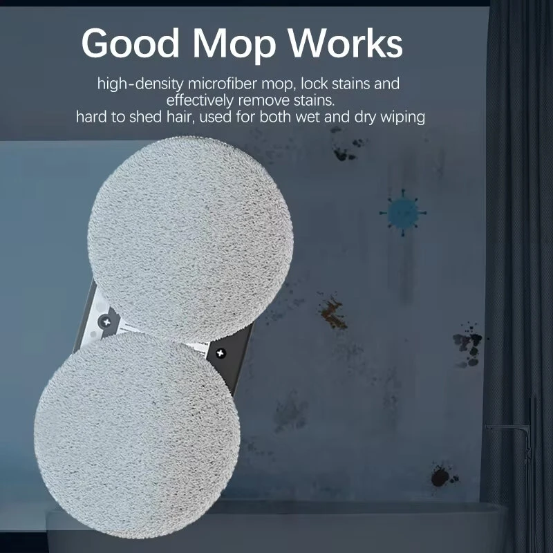 (image for) Electric Window Cleaner Robot With Remote Control Smart Glass Cleaning Robotic with 5600Pa Strong Suction Window Cleaning Robot for Windows Tiles Class Door